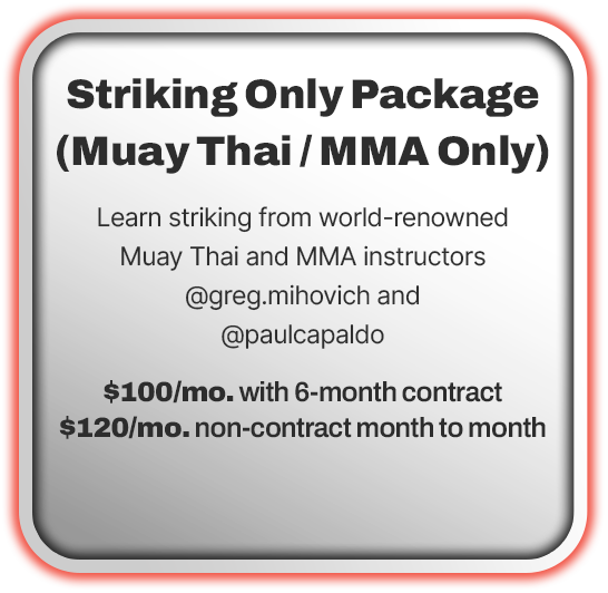 Striking Only Package